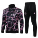 2025-26 Mens PSG Black Starry Sky Inkjet Jacket Tracksuit suit   A2556#