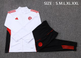 2025-26 Mens Bayern Munich jacket white Training suit  A2558#