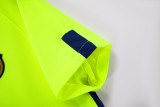 Retro Barcelona Third away Fluorescent Green  Jersey Mens 2014-15
