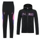 Mens Paris/PSG black  Hoodie Jacket Tracksuit  2025-26