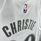 25-26 Dallas Mavericks CHRISTIE #00 White City Edition Top Quality Hot Pressing NBA Jersey