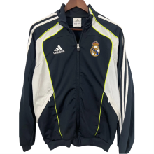 Mens Real Madrid black bluewindbreaker 2025-26