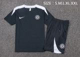 2025/26 Mens Chelsea dark grey short training suit     D2598#