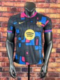 2025/26 Mens Barcelona black Player version soccer jersey