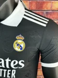 2025-26 Mens Real Madrid black Player Soccer Jersey