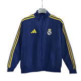 2025-26 Mens Real Madrid  blue windbreaker