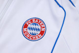 2025-26 Mens Bayern Munich jacket white Retro version Training suit    A2551#