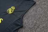 2025-26 Mens Real Madrid dark grey vest Training Short Suit       D2597#