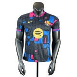 2025/26 Mens Barcelona black Player version soccer jersey