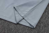 2025-26 Mens Nigeria  grey half-pull Training suit