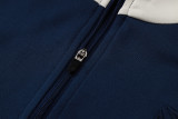 2025-26 Mens Portugal  Half Pull royal blue Training Suit