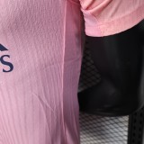 2025-26 Mens PSG Paris  pink  Player version Soccer Jersey