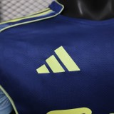 2025-26 Mens Ajax  away blue Player version soccer Jersey