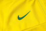 2024-25 Mens Brazil yellow jacket Training suit