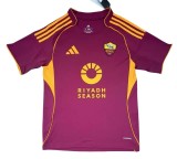 2025-26 Mens Roma home red soccer Jersey