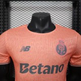 2025/26 Mens Porto Player orange soccer Jersey