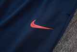 2025-26 Mens Barcelona royal blue Half Pull Tracksuit suit