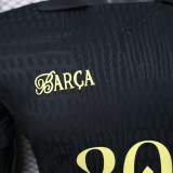 2025-26 Mens Barcelona black Player version soccer Jersey