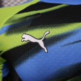 2025-26 Mens Marseille Player version Green Blue soccer jersey