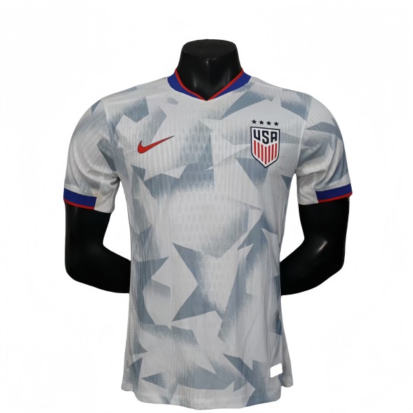 2025-26 Mens USA United States home  Player version soccer Jersey