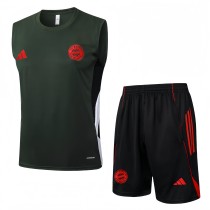 2025-26 Mens Bayern Munich Dark green Vest short training
