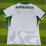 2025-26 Mens Sporting Lisbon  away white soccer Jersey
