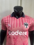 2025-26 Mens  Monterrey pink special edition  Player version Jersey