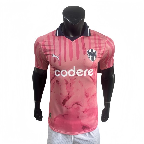 2025-26 Mens  Monterrey pink special edition  Player version Jersey