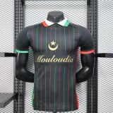 2025-26 Mens Palestine black Player version soccer jersey