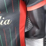 2025-26 Mens Palestine black Player version soccer jersey