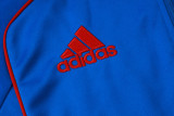 2025/26 Mens Manchester United  Colorful Blue Half-pull Training suit