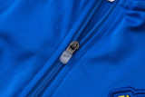2025/26 Mens Manchester United  Colorful Blue Half-pull Training suit
