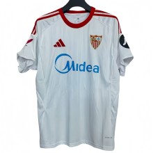 2025-26 Mens Sevilla home White soccer Jersey
