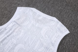 2025/26 Mens Chelsea white vest Training Short Suit