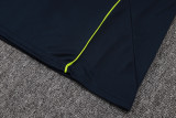 2025-26 Mens Real Madrid Blue vest Training Short Suit