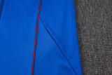 2025-26 Mens Manchester United Retro Colorful Blue Jacket  Training Suit