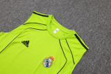 2025-26 Mens Real Madrid Grass green vest Training Short Suit