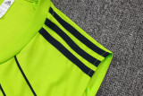 2025-26 Mens Real Madrid Grass green vest Training Short Suit