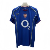 2004-05 Retro Mens Arsenal  Away blue soccer Jersey