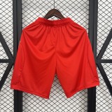 2025-26 Mens Bayern Munich home  red Shorts Pants