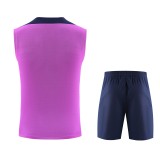 2025/26 Mens Barcelona Purple Vest short training