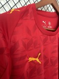 2025-26 Mens Valencia red away soccer Jersey