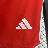 2025-26 Mens Bayern Munich home  red Shorts Pants