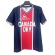 Mens Retro psg  Home blue soccer Jersey  1974