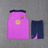 2025/26 Mens Barcelona Purple Vest short training