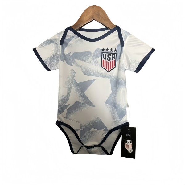 2025-26 USA United States home Baby Infant Crawl Suit