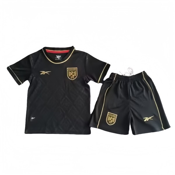 2025-26 Kids Panama  away black Soccer Jersey
