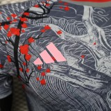 2025-26 Mens Japan Special Edition grey  Player Version Soccer Jersey
