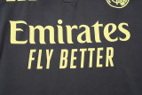 2025-26 Mens Real  Madrid black  Half-pull Training Suit