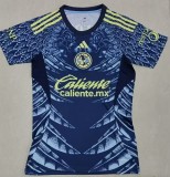 2025/26  Women Club America  away blue Soccer Jersey